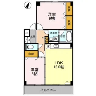 グレイスフル近江【2階】の間取り