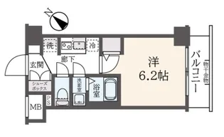 エステムコート新横浜グランデ【7階】の間取り