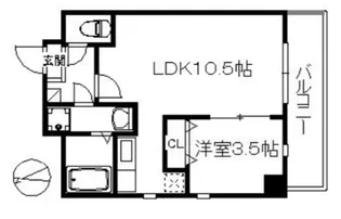アリエス今宿II【5階】の間取り