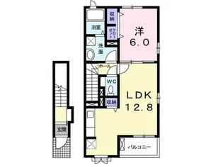 セレーノA【2階】の間取り