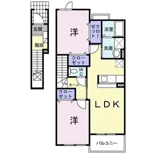 アルシオネ・クレメント【2階】の間取り
