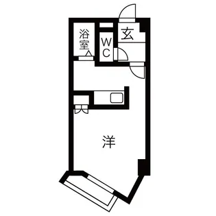 タウンサイド錦【3階】の間取り