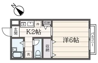 b’CASA南大沢re-born【1階】の間取り