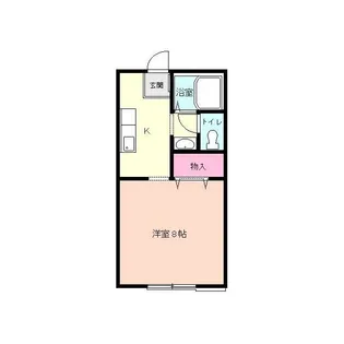 セゾンキタカド【1階】の間取り