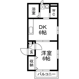 ルーエ杉並【1階】の間取り