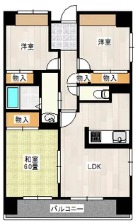 サニークレスト平野西脇【3階】の間取り