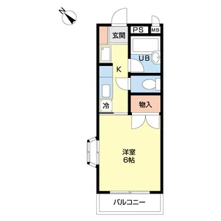 くすのきハイツ【2階】の間取り