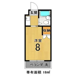 レジデンス・タイコー【1階】の間取り