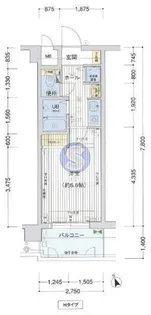 プレサンス京大東【2階】の間取り