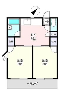 クイーンヤード長束【2階】の間取り