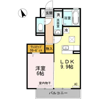 ベイブランシェ C【1階】の間取り