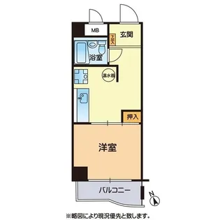 ハイムサンシャインB棟 407号【4階】の間取り
