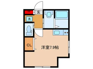 グリシーヌ【1階】の間取り