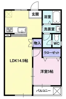 シュールM【1階】の間取り