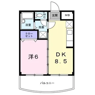 Habitation【2階】の間取り