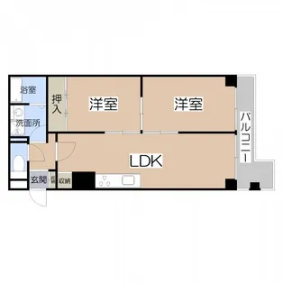 スカイハイツモリカワ【3階】の間取り