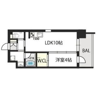 グランドゥーエ永和駅前【8階】の間取り