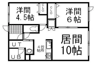 ひまわり【2階】の間取り
