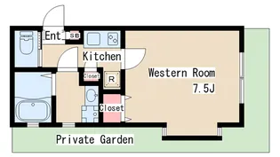 ワコーレヴィアーノ須磨離宮前【1階】の間取り