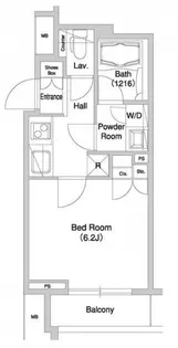 グラマシー横濱関内【5階】の間取り