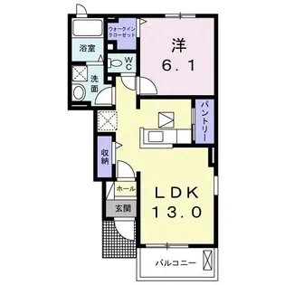 コウジィー・コートII【1階】の間取り
