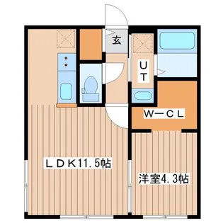 Elm Garden I【4階】の間取り