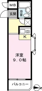 メゾン高麗橋【8階】の間取り