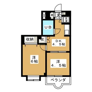 ドミール横井【2階】の間取り