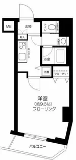 レガリアタワーレジデンス【6階】の間取り