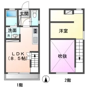 K-Smart垂水 A棟【1階】の間取り
