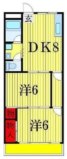 サンハイツ【2階】の間取り