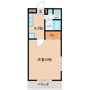 エクル桜木【2階】の間取り