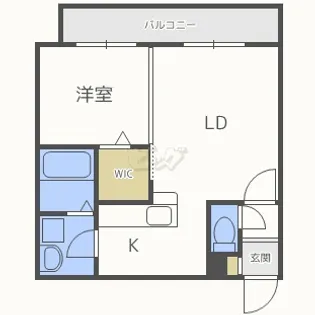 Giulia sette(ジュリアセッテ)【4階】の間取り