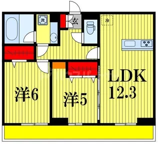 グランディール柏の葉【1階】の間取り