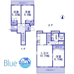 テレパレス湘南平塚1号棟の間取り
