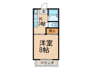 ハイツ チェリ-【2階】の間取り