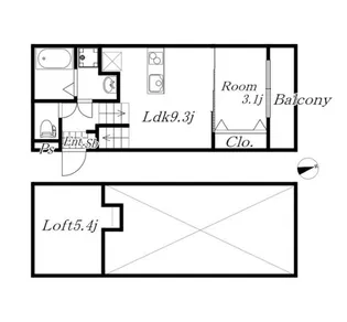 FAMILY STAGE川名III(ファミリーステージカワナスリー)【2階】の間取り
