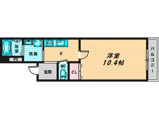 フジパレス高井田西I番館【1階】の間取り