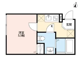 Crecia梅田【1階】の間取り