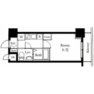 グランド・ガーラ西麻布【6階】の間取り