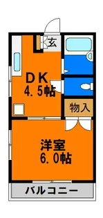 ハウスプランタン【1階】の間取り