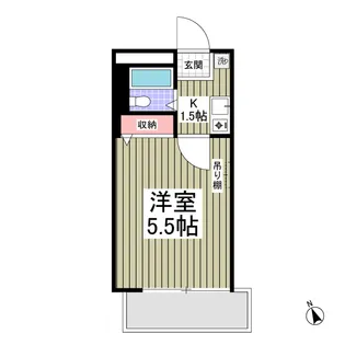 NKハイム元郷【1階】の間取り