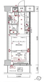 スパシエ千住大橋【7階】の間取り