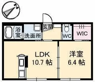 メルカート E棟【1階】の間取り