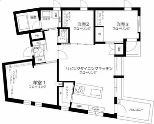 小石川フィエルテ【4階】の間取り