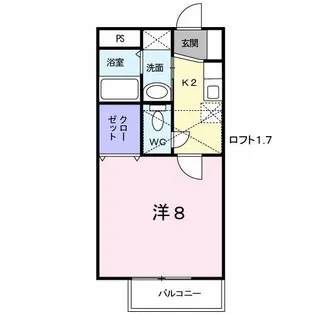 サンヒルズ壱番館【2階】の間取り