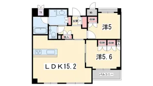 イーグルコート二条駅ウエスト【3階】の間取り