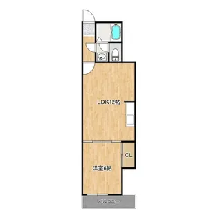 フリーディオ今里【2階】の間取り