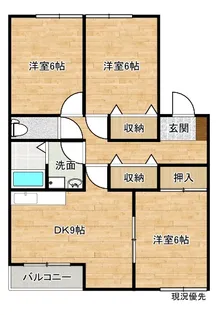 しらすな北公園【2階】の間取り