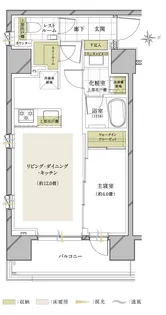 ピアース千代田東神田【4階】の間取り